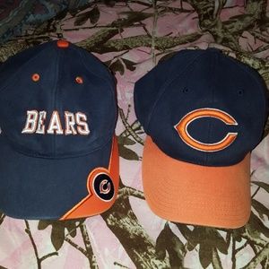 Two Chicago Bears Baseball Hats